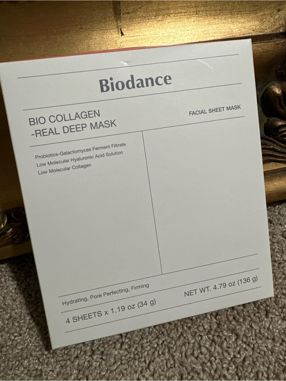 New In Box Biodance Bio Collagen Real Deep 4 Count Facial Sheet Masks $19